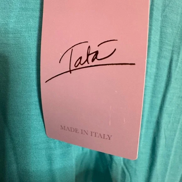 Tata Sleeveless nightgown with Lace Detail. Made in Italy - Picture 3 of 6